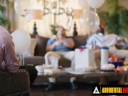 ACCIDENTAL GANGBANG – Horny Casey Calvert Gets Gangbanged By Bored Men