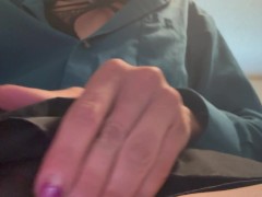 Ashley‘s first leaking cage experience(2