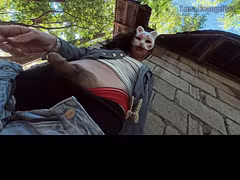 Asian Trans girl Outdoor/Public/Forest Masturbation