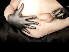 ASMR POV Petite stepdaughter’s pussy stuffed with a 50 carat diamond butt plug. black Friday