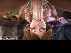 Aunt Cass get face fuck hard