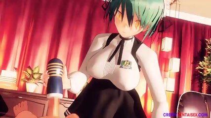 Beautiful Masseuse Gives Her Client A HandJob While Chatting on Her Phone