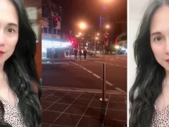 beautifull ladyboy masturbate and show her cock in public by trans anairb