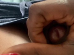 Black Trans Woman Masturbating In the Morning