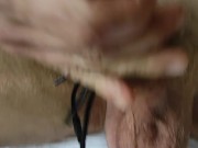 Boy electro masturbation outdoor