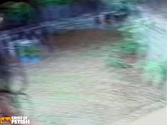 Busty tranny and a young guy lick and bang deep their asses outdoor