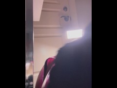 CLOSE UP POV: unzipping my pink panties to show you my ass 🔥💞