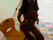 CUCKOLD WIFE SUPER HAPPY TO SUCK HUGE COCK THICK DICK SISSY SUBMISSIVE COSPLAY RED