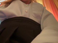 Cutie with strapon – no mercy for bad boys