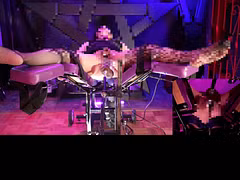 Deep rough anal training continues until the guests arrives