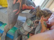 Double Anal Slut – Gangbang with Tattoo Girl Anuskatzz ends with big Facial – ATM, DAP, DP