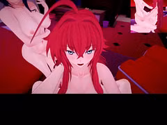 DxD Futa Rias Futa Akeno female taker pov