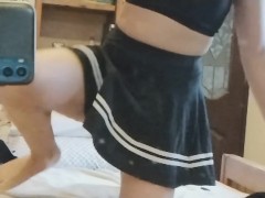 ✨ Trans Femboy teen cuming on camara for you to masturbate 💖