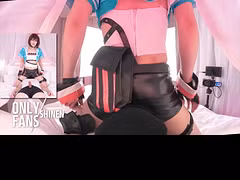 【KIzuna Ai】🍑Vtuber Kizuna Ai POV Cosplay Face Sitting fuck, Hentai Shemale Cosplayer, Asian Femboy