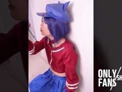 【MiSide】💗Handjob Blowjob with MiSide Cappie Cosplayer, Asian Hentai Shemale Femboy Trans Cosplay 13