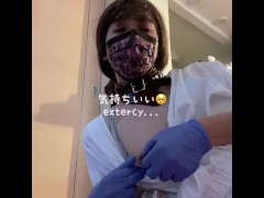 男の娘💕　乳首いじり　　男の娘,貞操帯,チクニー