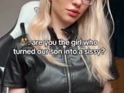 👫:are you the girl who turned our son into a sissy?