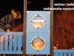 FTM fucking himself outside