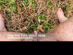 FTM POV Peeing In The Backyard Compilation