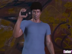 Futa Alien gets gangbanged by BBC