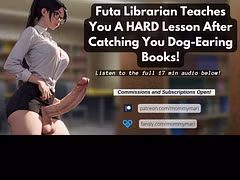 Futa Librarian Teaches You A HARD Lesson After Catching You Dog-Earing Books!