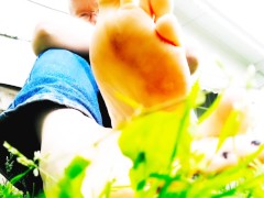 Giant Shrinks You Outdoor Dirty Foot Worship FTM