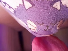 Her wet Kitten panties have to be licked dry