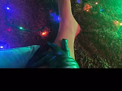 Naughty Xmas Femboy – Ass Up & Latex Finger