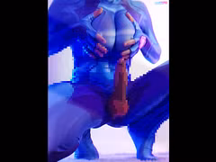 NNN day 11/30💢 being a busty futa bimbo is the worst turn on💙 simply uncontrollable hornyness 😩