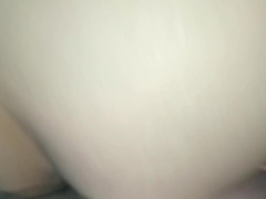 Pegging brunette fucks femboy, sissy crossdresser ass, then fucks her and touches her g-spot