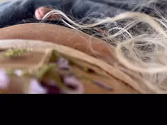 POV: squirmy little trans bitch masturbates and cums on her lingerie 💞🔥