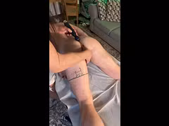 Prostate massage by TS girl