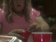 Sissy go outside then do easier egg