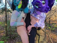 Sneaking Into The Woods To Fuck The Hottest Petite Furry Girl I’ve Ever Met [Fursuit/Cuckold]