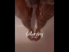 Soapy Silver Toes 🤤