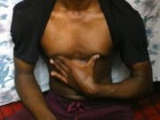 SOLO MALE WITH MUSCLE CHEST TEASING