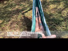 Spy On Your Naked Neighbor In Their Hammock