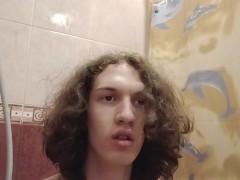 Stesha in the shower