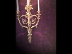 Teaser for upcoming Bareback Creampie BDSM Gangbang in Swing while Restrained in Full Body Harnes!!