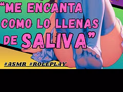 TINY TRANS GIRL CHOKES YOU WITH HER DICK – ASMR roleplay in Spanish