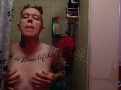 Trans Man Pre Op, Naked Fun, Nipple Play, Masturbation