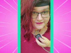 Trans Sissy locks herself to a tree in public!