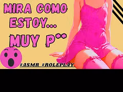 #Trans stepsister sucks and drains your cock while you masturbate – #ASMR #Roleplay