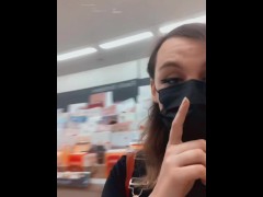Transgirl public flashing/upskirt compilation