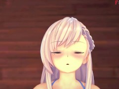 Belfast on bikini fucking on the pool | 3 | Azur Lane | Full & POV on patreon: Fantasyking3