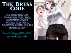[F4M] Office Dress Code – Boss makes sure you are wearing your panties at work [FEMINZATION]