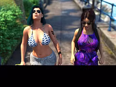 Fiona Convincing Ashe to Not Fuck Her 18 Years Old Roommate Girl On The Way to Beach