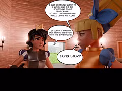 Futa dagger duchess argues with the Princess comics (English)