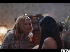 Girls Trip Turns Into Transgender Surprise – Shelena Grows Futa Cock from Shemale Ghost Agatha Vega