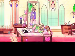 Max the Elf – Femboy Elf Corruption and Futanari Gangbang | 2D Hentai Side-Scroller